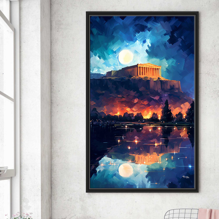 PicturePerfectInternational Parthenon, Athens, Greece Framed On Canvas